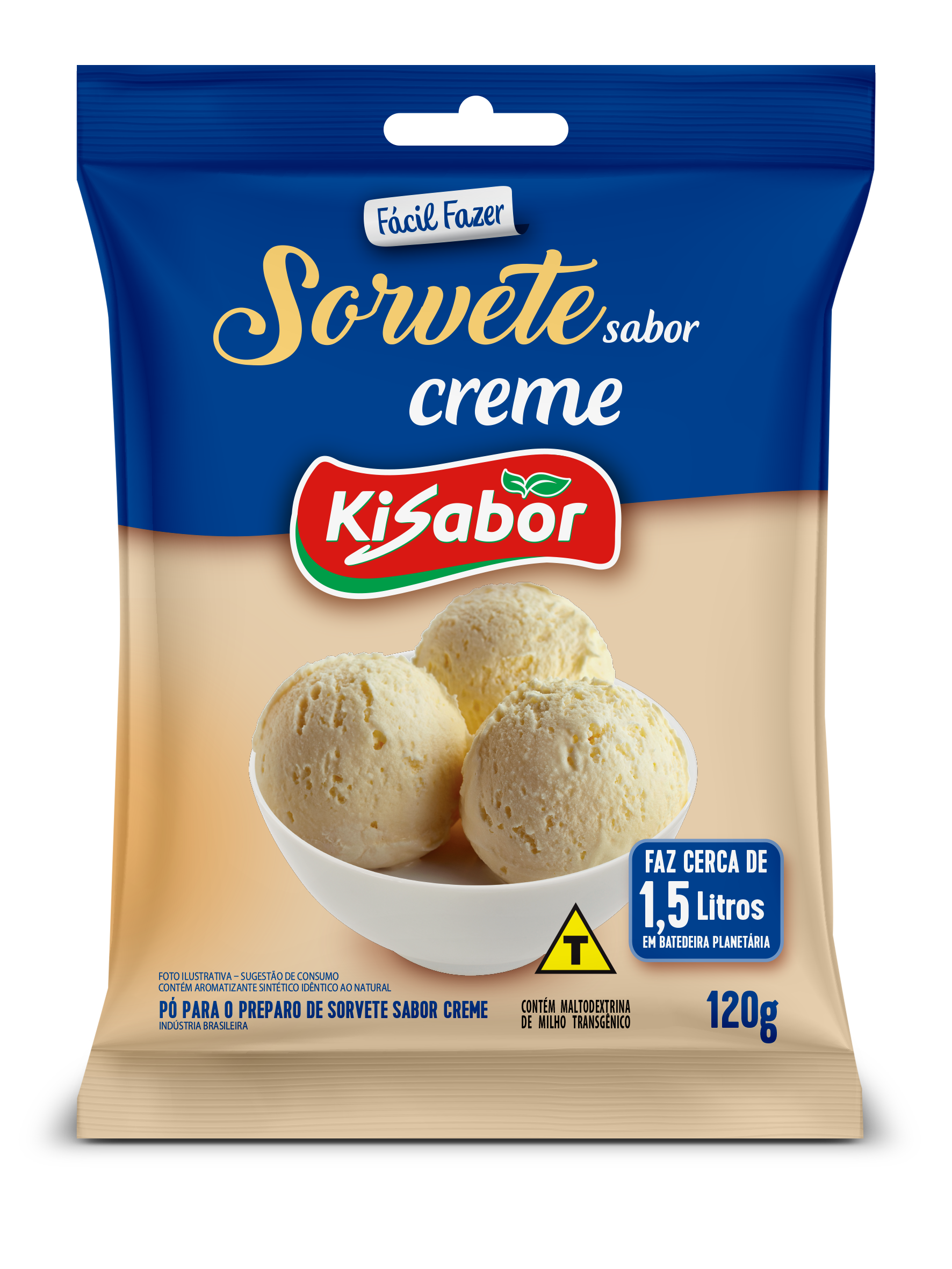 Como fazer sorvete cremoso de saquinho