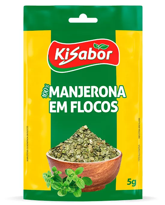 Manjerona em Flocos Kisabor