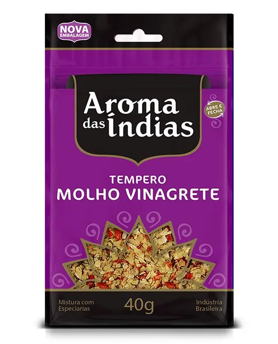 Tempero Molho Vinagrete Aroma das Índias