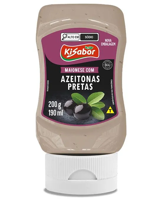 Maionese com Azeitonas Pretas