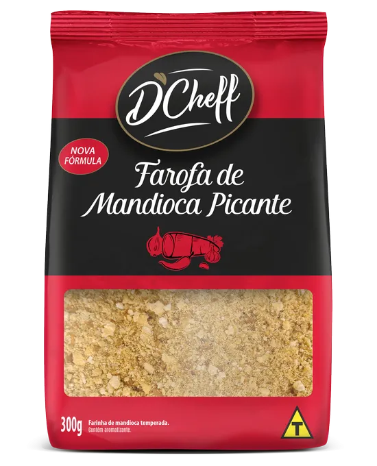 Farofa de Mandioca Picante D'Cheff