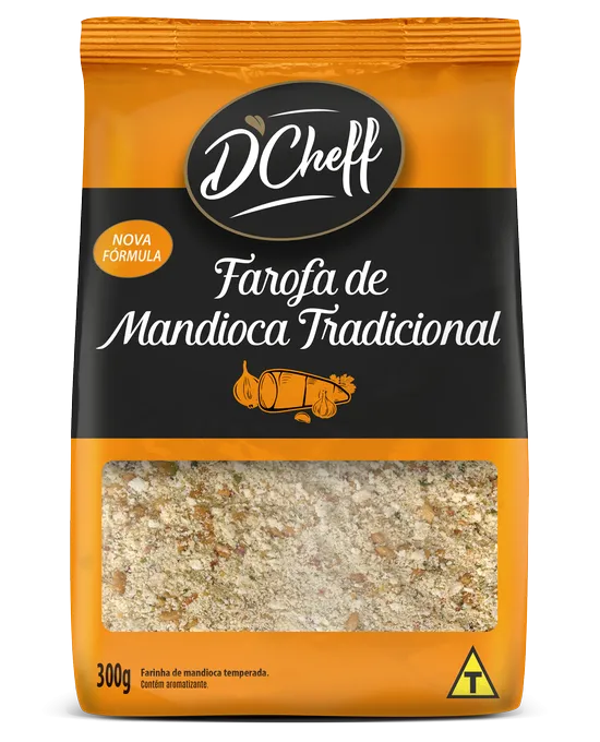 Farofa de Mandioca Tradicional D´Cheff