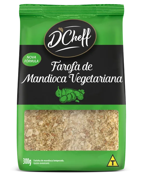 Farofa de Mandioca Vegetariana D'Cheff