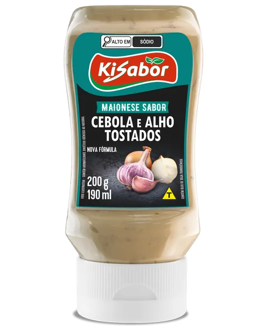 Maionese sabor Cebola e Alho Tostados