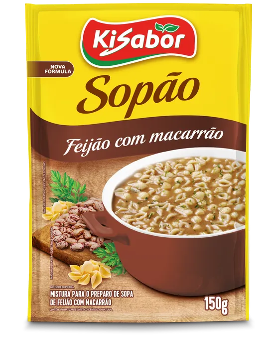 Sopão de Feijão com Macarrão