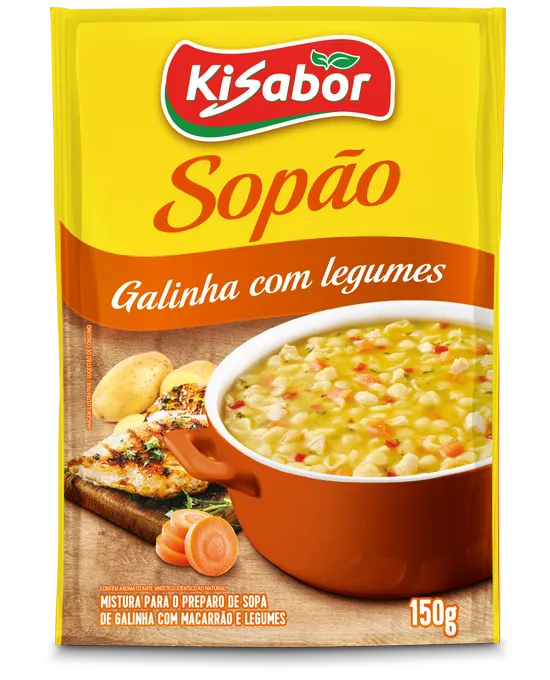 Sopão de Galinha com Legumes