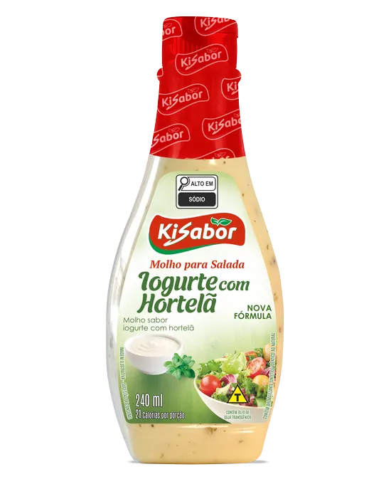 Molho para Salada Iogurte com Hortelã