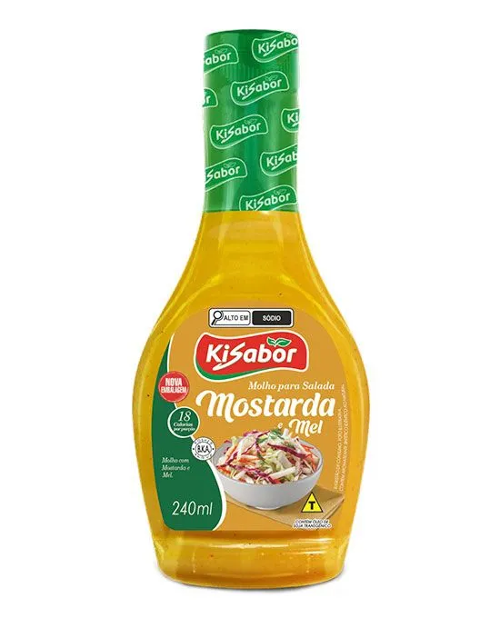 Molho para Salada Mostarda e Mel
