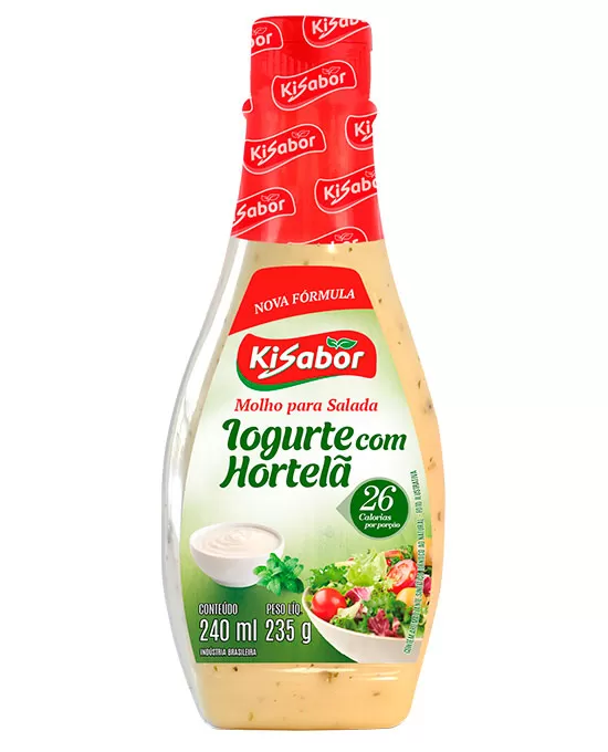 Molho para Salada Iogurte com Hortelã