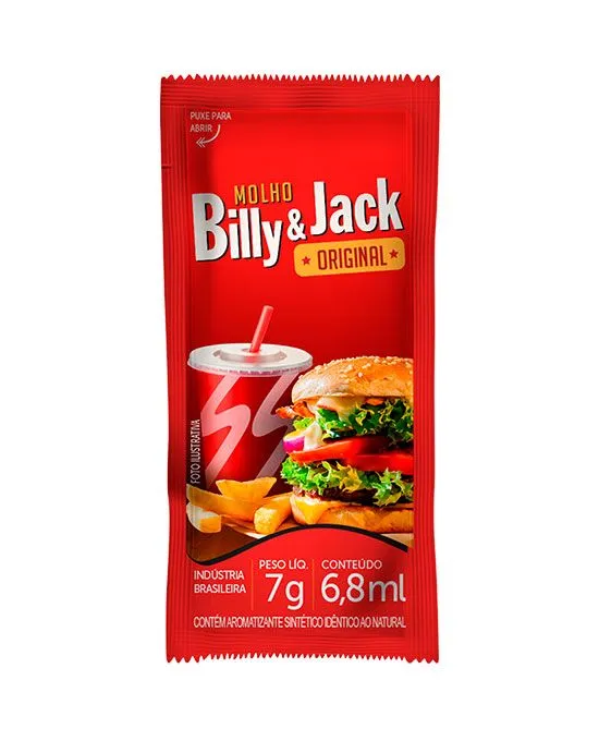 Molho Billy & Jack Original Sachê