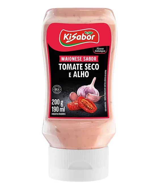 Maionese sabor Tomate Seco e Alho